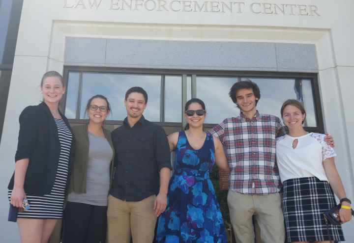A photo of six ACLU of Nebraska interns and law clerks.
