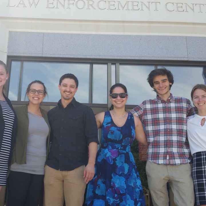 A photo of six ACLU of Nebraska interns and law clerks.