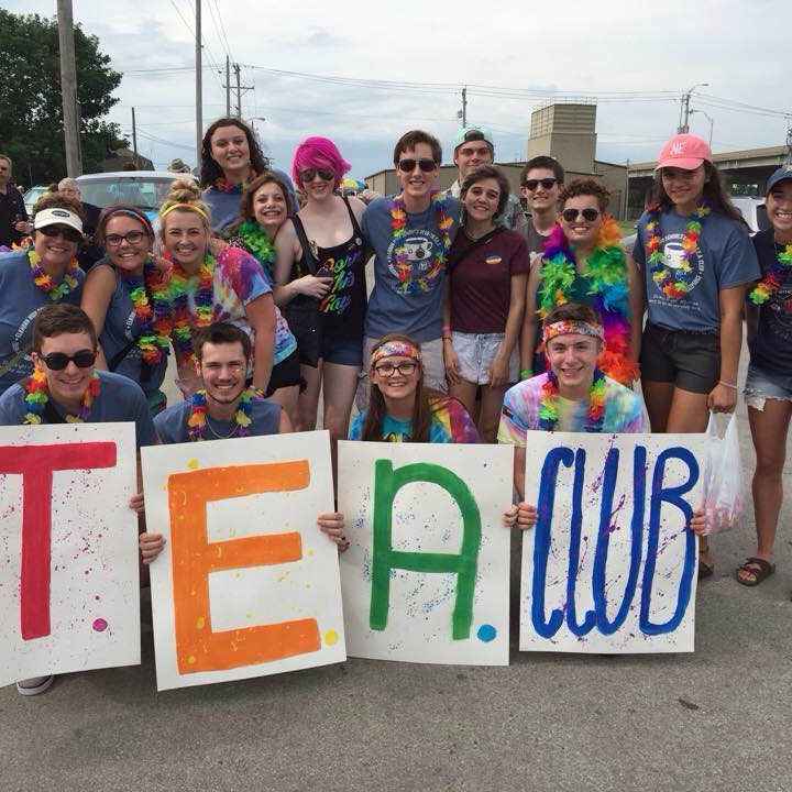Photo of Elkhorn TEA Club Members at a Parade